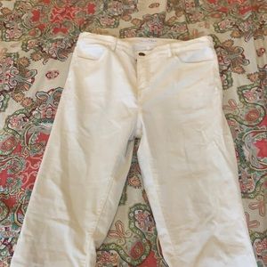 LOFT high waist skinny corduroy jeans. Size 10/30